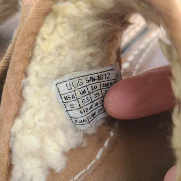 UGG Layback EU 39 US 8 Brown Fleece Lined Flip Flop Thong Sandals Comfort Shoes - Picture 7 of 7